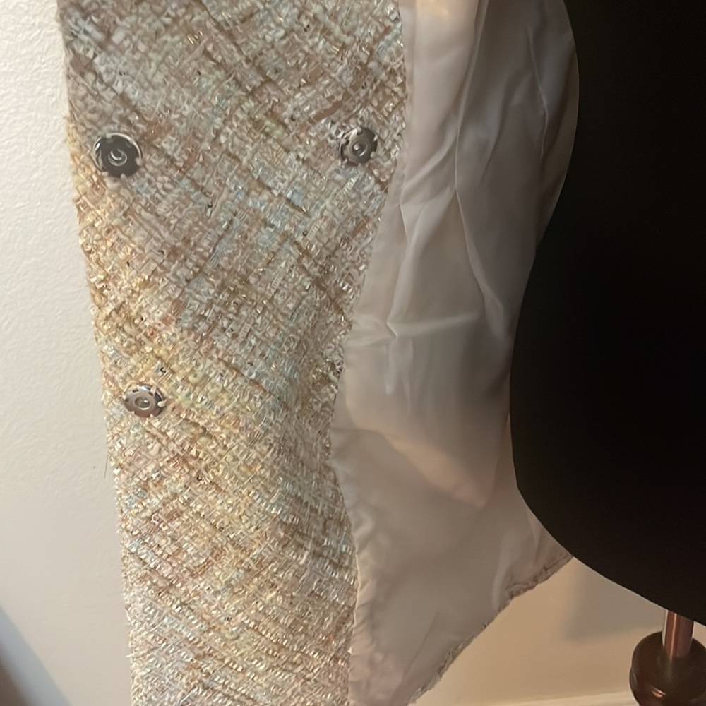 New Jason Wu Tweed Long Sleeve Blazer Jacket - Picture 15 of 16